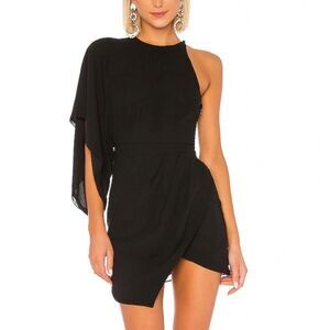 Michael Costello x REVOLVE Lexa Dress in Black
Mini one shoulder chiffon S